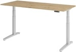 HAMMERBACHER Schreibtisch h&ouml;henverstellbar (elektrisch) &raquo;Alicante&laquo; 180 cm Gestell