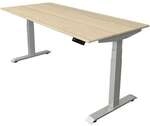 Kerkmann Schreibtisch h&ouml;henverstellbar (elektrisch) &raquo;Move 4&laquo; 180 cm T-Fu&szlig; braun,