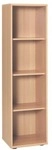 M&ouml;belpartner Aktenregal &raquo;Smileline V&laquo; 40 cm schmal 4 OH braun, 40x153x39.5 cm