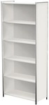Kerkmann Aktenregal &raquo;Artline Transparent&laquo; breit 5 OH wei&szlig;, 80x185x38 cm