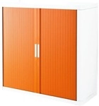 easyOffice Rollladenschrank &raquo;easyOffice&laquo; 110 x 104 cm orange, 110x104x41.5 cm