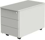 Kerkmann Rollcontainer &raquo;Move 1 Style&laquo; mit 3 Schubladen grau, 43x54x80 cm