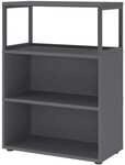 HAMMERBACHER Aktenregal &raquo;Flexwall&laquo; 80 cm breit 3 OH 1 OH offen grau, 80x101x40 cm