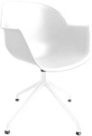 Paperflow 2er-Set Besucherstuhl &raquo;Moon&laquo; wei&szlig;, 42.5 cm