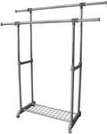 Gerso Garderobenwagen mit Schuhablage grau, 165x44 cm