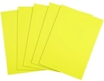 folia Fotokarton gelb 48 x 68 cm 380 g/m&sup2; 10 Bogen gelb