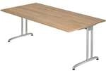 HAMMERBACHER Schreibtisch &raquo;Wien&laquo; 200 cm braun, 200x72x100 cm