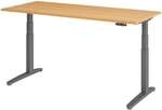 HAMMERBACHER Schreibtisch h&ouml;henverstellbar (elektrisch) &raquo;Alicante&laquo; 180 cm Gestell
