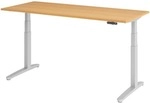 HAMMERBACHER Schreibtisch h&ouml;henverstellbar (elektrisch) &raquo;Alicante&laquo; 180 cm Gestell