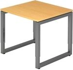 HAMMERBACHER Schreibtisch &raquo;R-Line&laquo; 80 cm Gestell graphitfb. braun, 80x85x80 cm