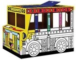 Bankers Box System Bastelset Karton-Spielhaus &raquo;Bus&laquo; 5-teilig, 78.74x114.3 cm
