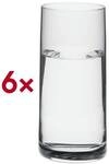 Rona Schnapsglas Shotglass 20 Mode 90 ml /-/ 2+4 cl 6 St&uuml;ck transparent, 9 cm