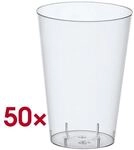 Papstar Einweg-Trinkbecher 0,3L glasklar transparent, 11.9 cm
