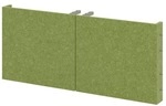 HAMMERBACHER Akustikt&uuml;renpaar &raquo;Flexwall&laquo; 1 OH gr&uuml;n, 75x0.6 cm