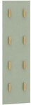 M&ouml;belpartner Hakenpaneel &raquo;Bjarne&laquo; 8 Haken aus Holz gr&uuml;n, 30x110.6x2.6 cm