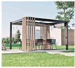 SOJAG Pavillon &raquo;Lito 1012&laquo; mit Sonnensegel grau, 302.3x234.5x378.5 cm