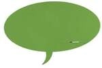 Rocada Whiteboard &raquo;Skin Shape&laquo; 100x150 cm - Talk gr&uuml;n