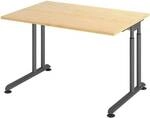 HAMMERBACHER Schreibtisch &raquo;Z-Line&laquo; 120 cm Gestell graphitfarben grau, 120x82x80 cm