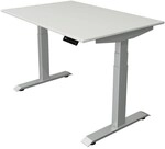 Kerkmann Schreibtisch h&ouml;henverstellbar (elektrisch) &raquo;Move 4&laquo; 120 cm T-Fu&szlig; grau,