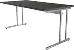 Kerkmann Schreibtisch &raquo;Artline Transparent&laquo; 160 cm h&ouml;henverstellbar grau,