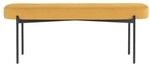 meet Ovale Bank &raquo;Gaia L&laquo; mit Stoffbezug rot, 118x45.5x42 cm
