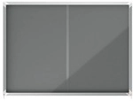 Nobo Schaukasten f&uuml;r den Innenbereich Filz 18x A4 grau, 99.5x97x5.5 cm