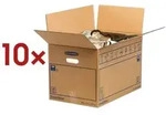 Bankers Box System 10 St&uuml;ck Umzugskartons &raquo;SmoothMove Standard&laquo; 35,5/55,5/36...