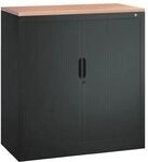 CP Stahlschrank &raquo;Omnispace&laquo; mit Rollladen 80 x 103 cm schwarz, 80x103x42 cm
