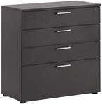 M&ouml;belpartner Kommode &raquo;1500 B&uuml;ro&laquo; grau, 80.2x84.2x41 cm