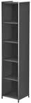 Kerkmann Aktenregal &raquo;Artline Transparent&laquo; schmal 5 OH grau, 41x185x38 cm