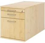 HAMMERBACHER Rollcontainer &raquo;Z-Line&laquo; mit H&auml;ngeregistratur Ahorn, 42.8x51.2x80 cm