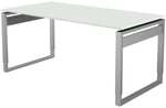 Kerkmann Schreibtisch &raquo;Stage One&laquo; 160 cm B&uuml;gel-Fu&szlig; grau, 160x82x80 cm