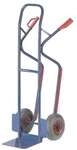 ROLLCART Sackkarre mit Treppenrutschkufen blau, 53x130x64 cm