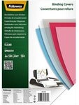 Fellowes Deckfolien f&uuml;r Bindemappen A4 0,18 mm 100 St&uuml;ck