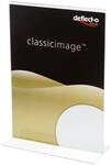 deflecto Tischaufsteller &raquo;deflecto&reg;&laquo; A5 gerade transparent, 15x21.5x8.3 cm