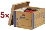 Bankers Box System 5 St&uuml;ck Umzugskartons &raquo;SmoothMove Prime&laquo; 39/46,4/29,4 cm...