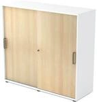 HAMMERBACHER Schiebet&uuml;renschrank &raquo;R-Line&laquo; wei&szlig;, 120x110x40 cm