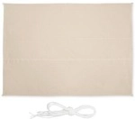 relaxdays Sonnensegel rechteckig 3,5 x 4,5 m beige beige