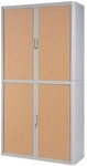 easyOffice Rollladenschrank &raquo;easyOffice&laquo; 110 x 204 cm grau, 110x204x41.5 cm