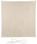 relaxdays Sonnensegel quadratisch 5 x 5 m gelb