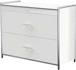 Kerkmann H&auml;ngeregistraturschrank A4 &raquo;Artline Transparent&laquo; wei&szlig;, 100x80x47 cm
