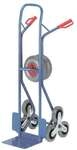 ROLLCART Treppenkarre mit Wechselr&auml;dern blau, 57x130x64 cm