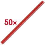 Durable Klemmschienen A4 6 mm 50-60 Blatt rot