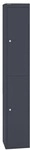 Bisley Garderobenschrank &raquo;Office&laquo; 1x 30 cm tiefes Abteil mit 2 F&auml;chern blau,