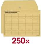 ELCO 250 Hauspostversandtaschen DIN C4 120 g/m&sup2; ohne Fenster braun, 22.9x32.4...