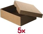 Falken Archiv-Box &raquo;PURE Box Nature DIN A4 100mm&laquo; 24/32/10 cm braun, 24x10x32...