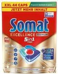 Somat Sp&uuml;lmaschinencaps &raquo;Excellence Premium 5in1&laquo; 44 St&uuml;ck rot