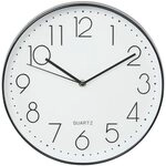 Hama Quarz-Wanduhr &raquo;Korsika&laquo; 00185873 &Oslash; 30 cm wei&szlig;