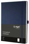 Sigel Notizbuch &raquo;Conceptum&laquo; blanko ca. A4 Hardcover blau