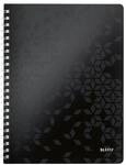 Leitz Collegeblock &raquo;WOW 4638&laquo; A4 kariert, FSC-Papier schwarz